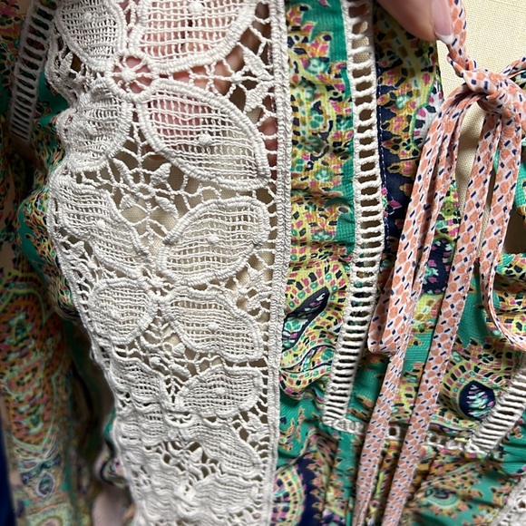 Anthropologie Meadow Rue Long Sleeve Lace Blouse XS - Picture 4 of 5